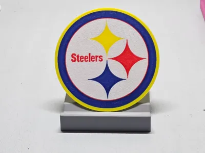 2 Piece Steelers Phone Stand