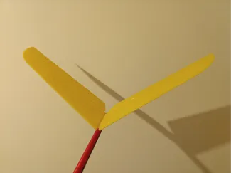 RC glider v tail