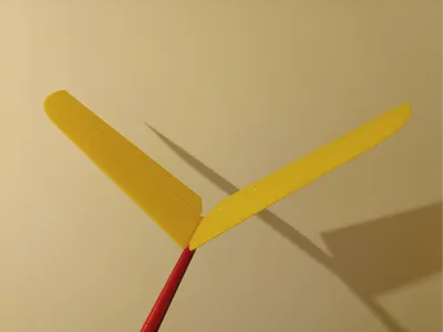 RC glider v tail
