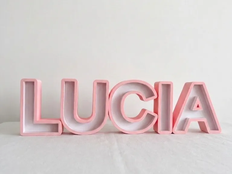 Letrero Luminoso - Lucia