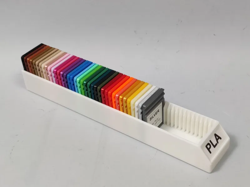 Scatola campionario colore e filamento 