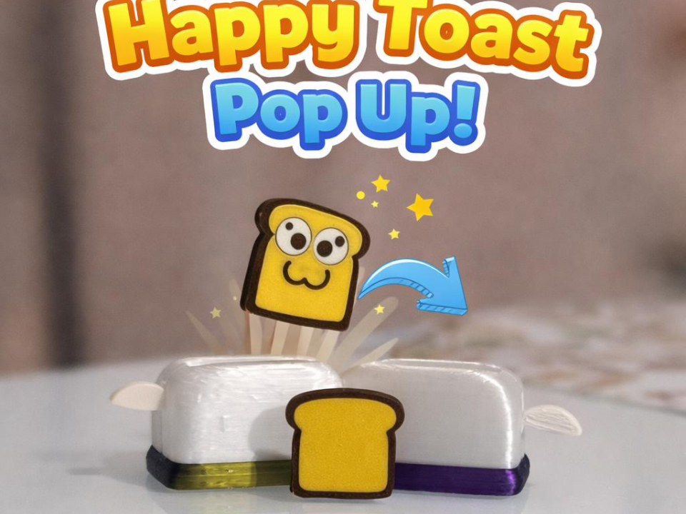 Happy Pop-Up Toast Toy