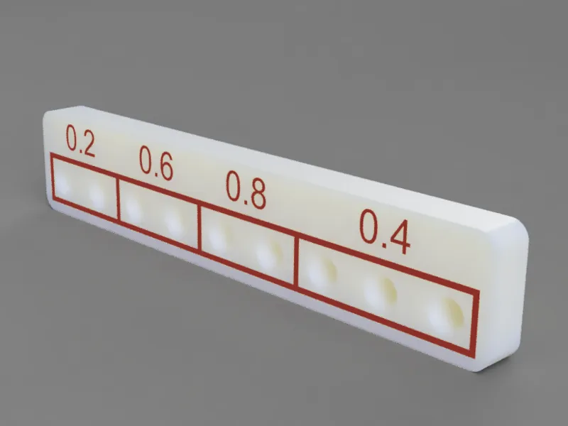 Bambu Lab CHT M6 Düsen Karte aufbewahrung box case
