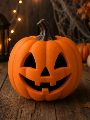 Adorno temático: Happy Halloween Pumpkin – Spooky Decor — vista de referencia 2