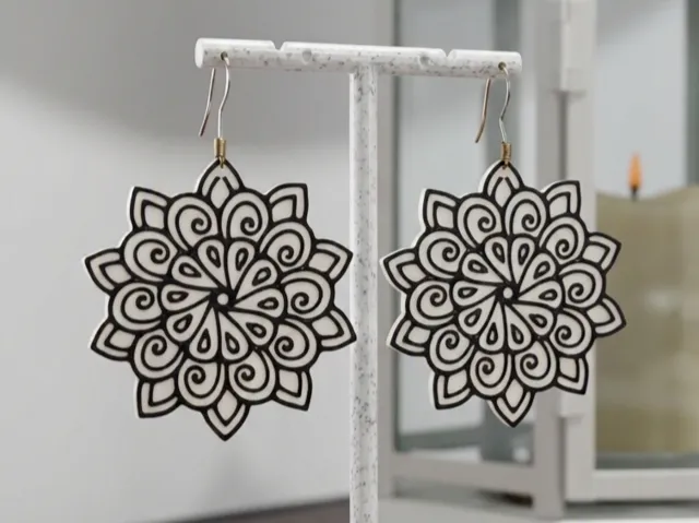 Aretes Flor Mandala