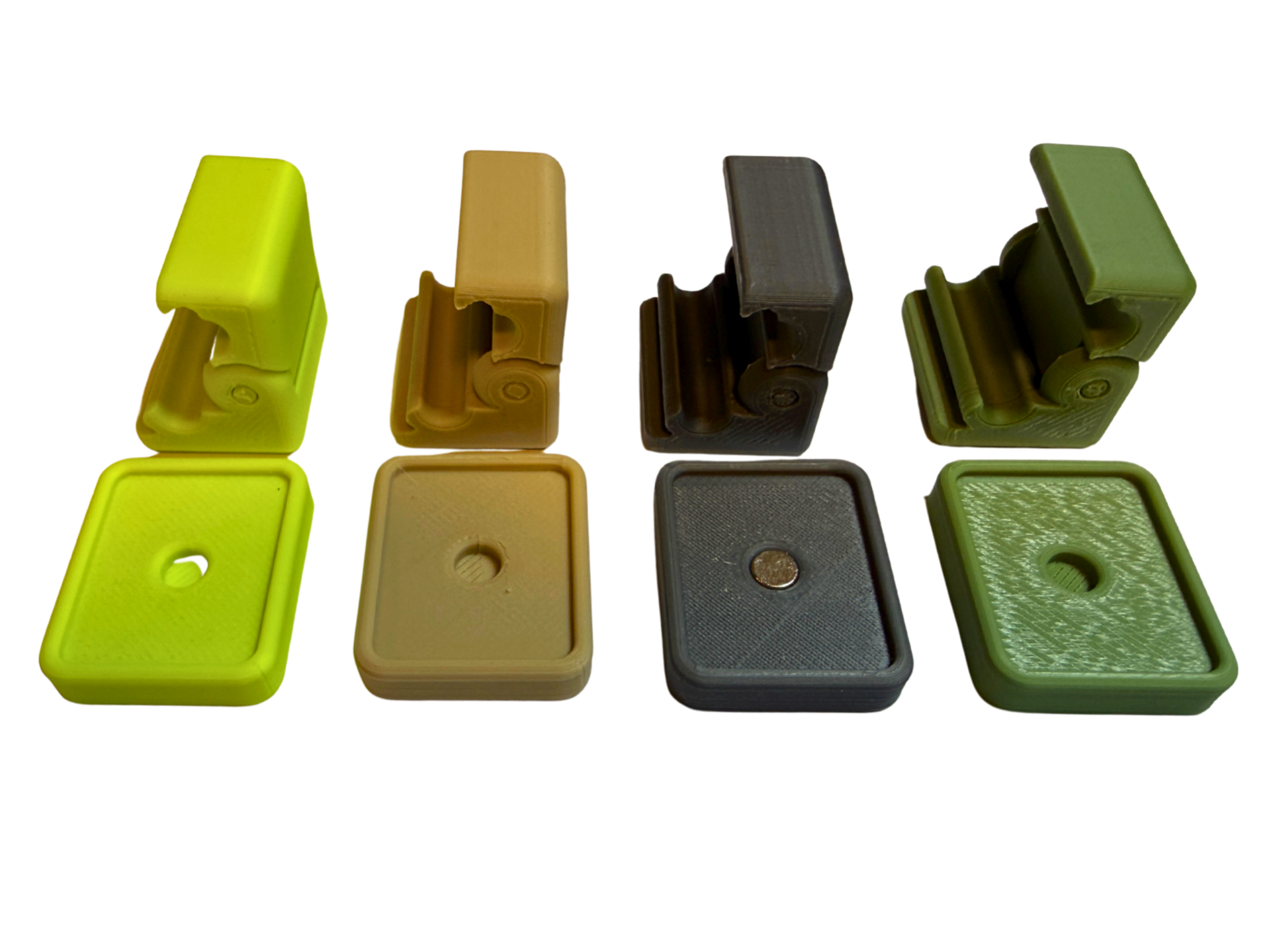 Magnetic Cable Clip System with Desk Dock Mount