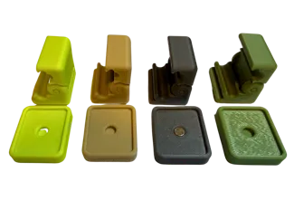 Magnetic Cable Clip System with Desk Dock Mount