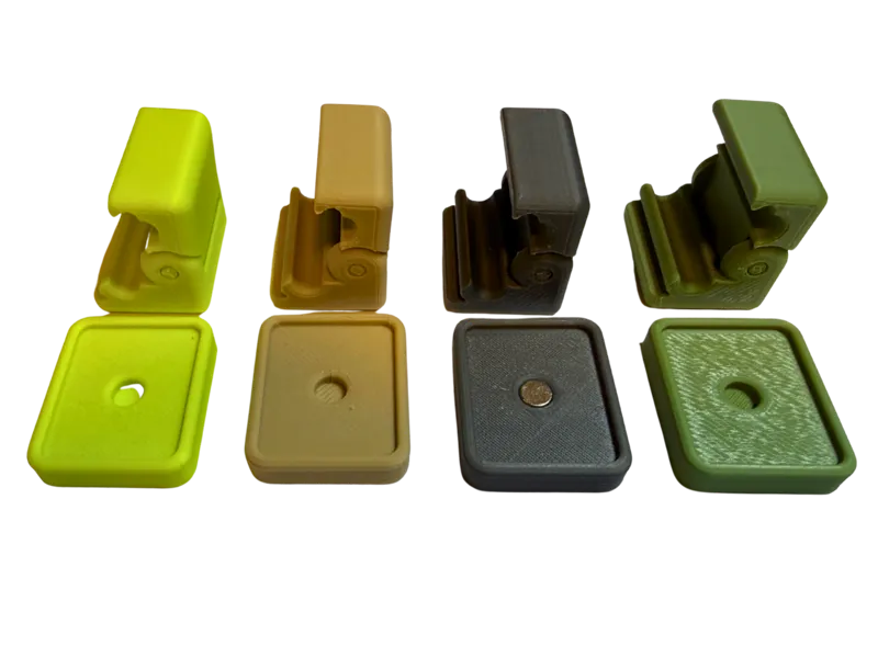 Magnetic Cable Clip System with Desk Dock Mount