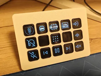 Stream Deck MK2 simple face plate