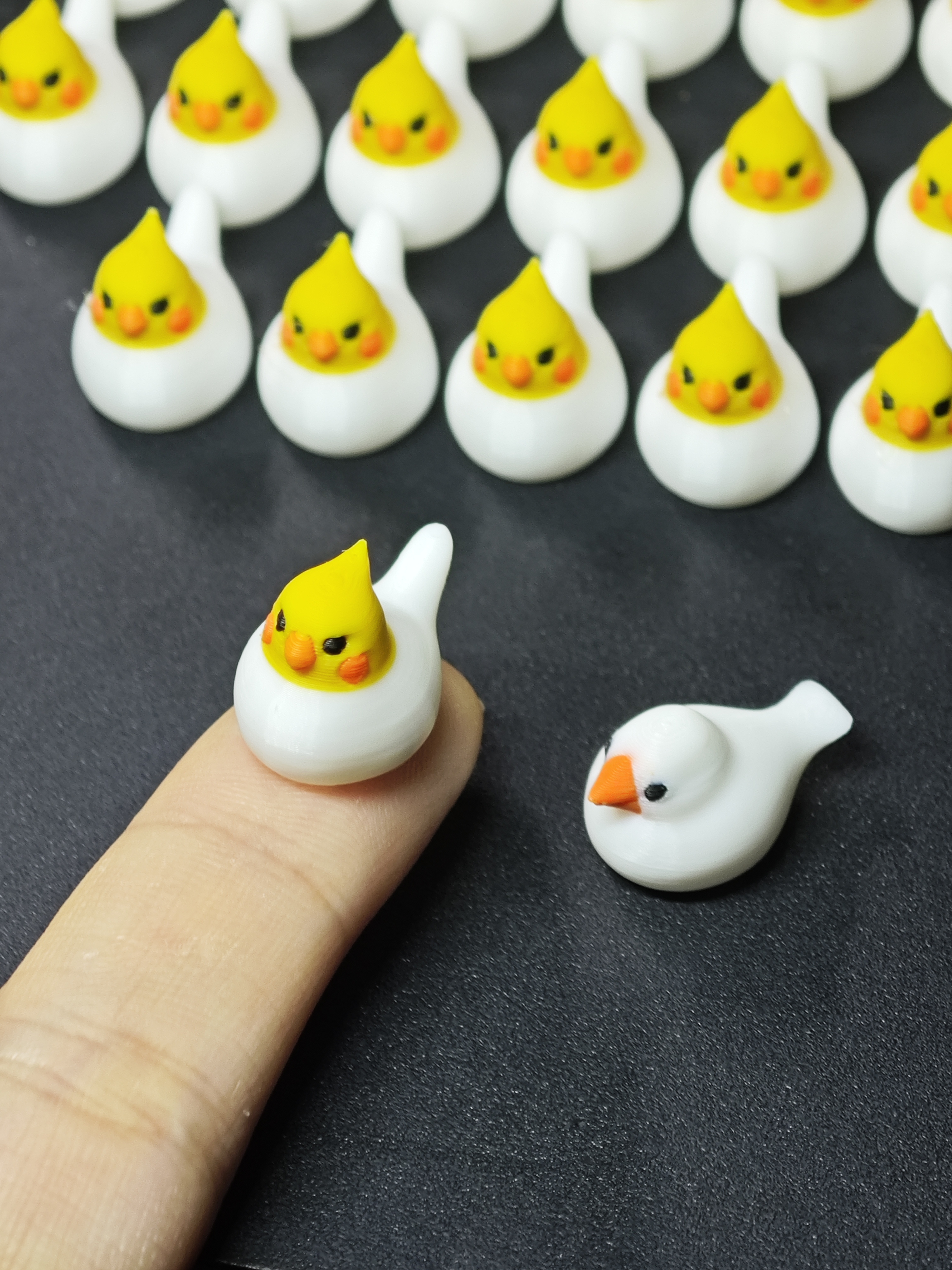 Miniatura 3 do modelo 3D 可爱迷你玄凤鹦鹉  邪恶娃娃菜