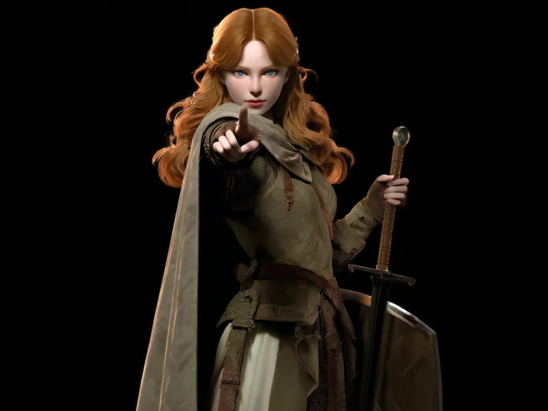 Female Knight - I want you