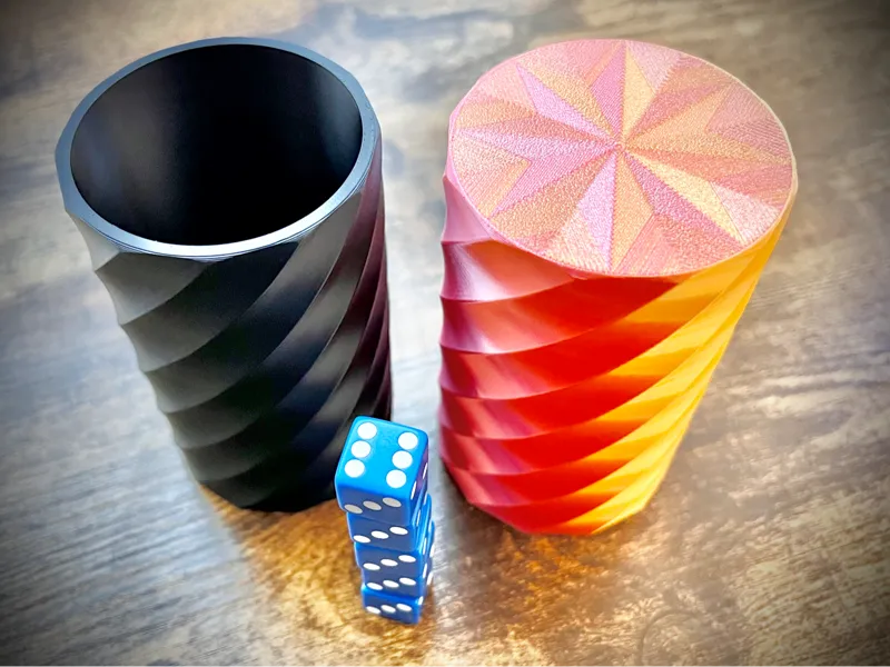 Upscale Dice Stacking Cup w/ Lid (#2 in series)