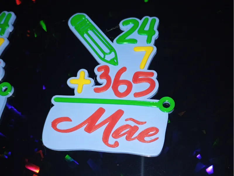 Porta chaves mãe matemática