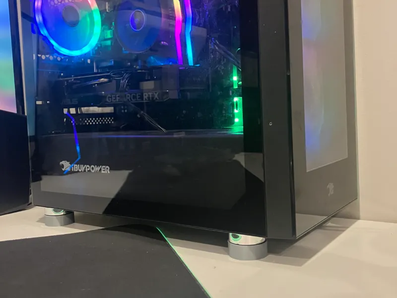 computer riser feet