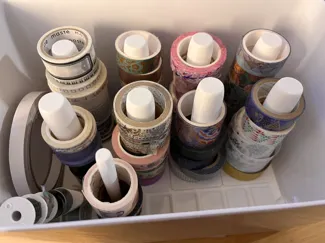 Kuggis Box Washi Tape Organizer using Gridfinity