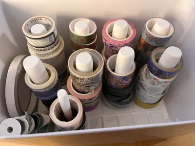 Kuggis Box Washi Tape Organizer using Gridfinity