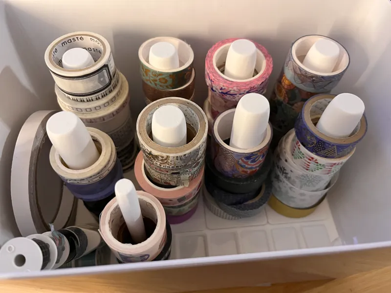 Kuggis Box Washi Tape Organizer using Gridfinity