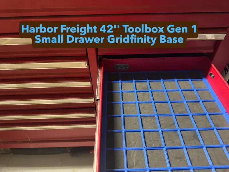 Harbor Freight 42'' Toolbox Gen 1 Gridfinity