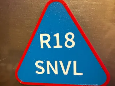 R18 SNVL Fridge Magnet