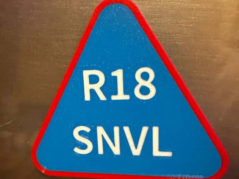 R18 SNVL Fridge Magnet
