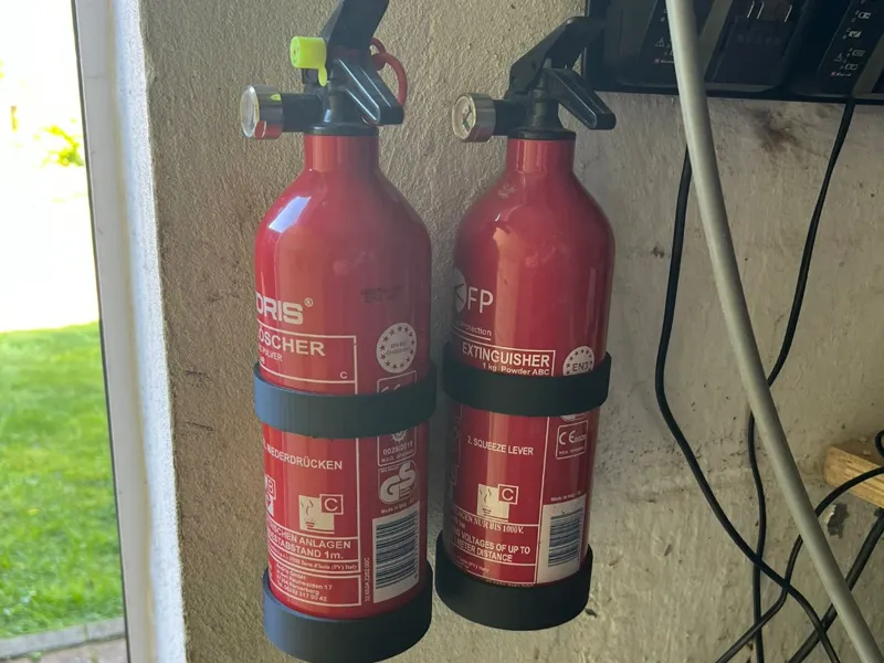Feuerlöscher Wandhalter für 1 kg Feuerlöscher