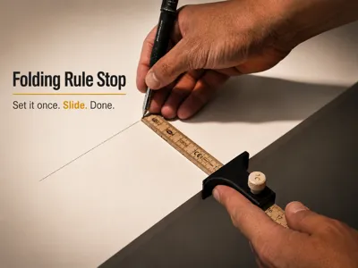 Folding Rule Stop