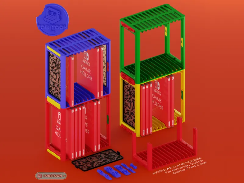 Tobitoon Nintendo Switch Game Holder