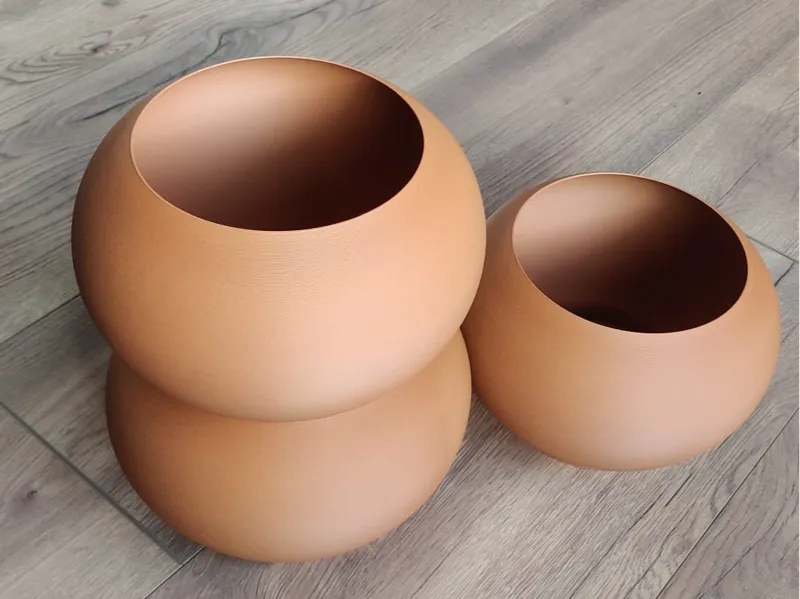 Modern stackable plant pot