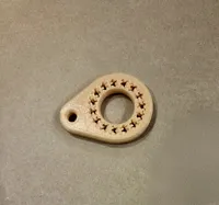 Porte-clés fidget à anneau rotatif et engrenages — photo 3