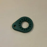 Porte-clés fidget à anneau rotatif et engrenages — photo 2