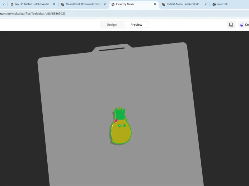 lady pineapple keychain