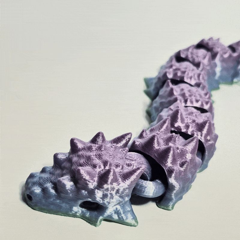 Articulated Soft Spike Dragon