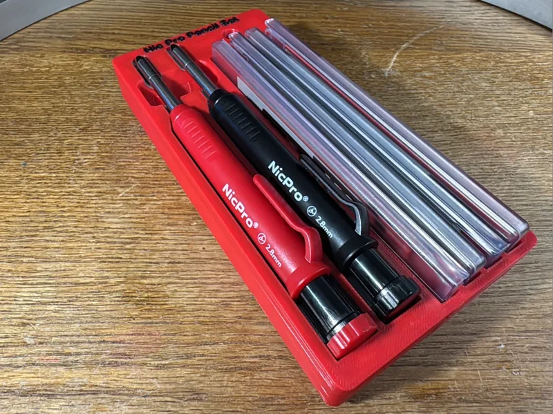 NicPro mechanical pencil set Gridfinity bin
