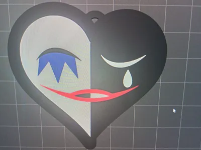 ONE PIECE HEART KEYCHAIN