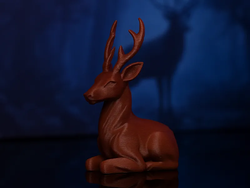 Mystic Laying Deer Deco