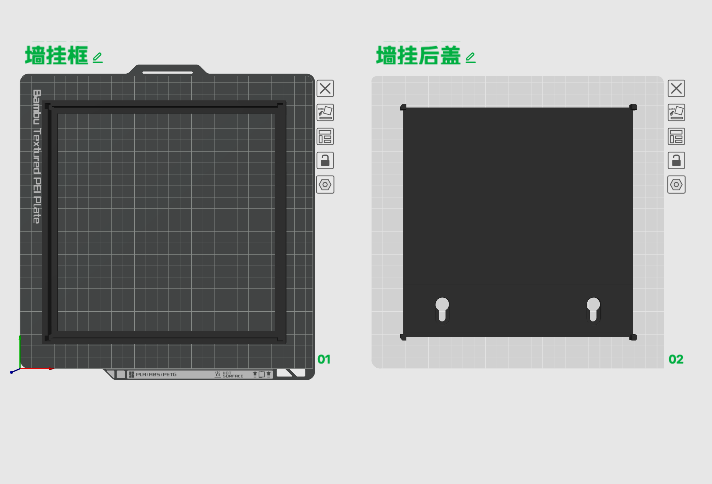 Miniatura 5 del modelo 3D 叠雕-几何抽象猫猫艺术叠雕