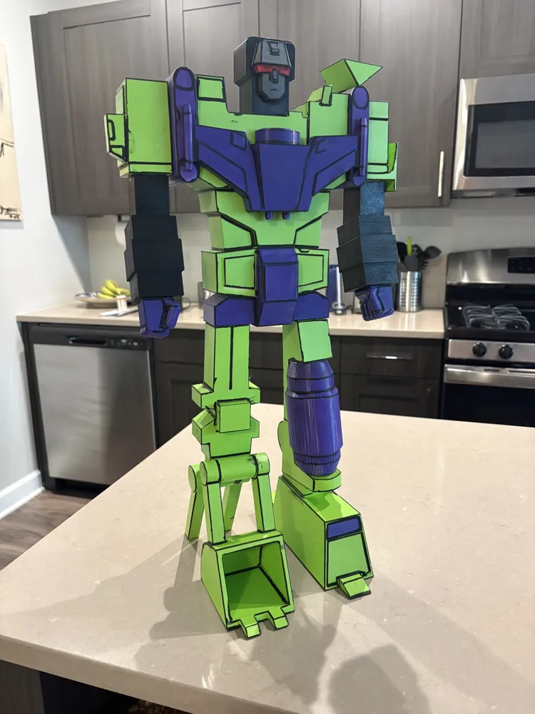 Devastator statue - Free 3D Print Model - MakerWorld