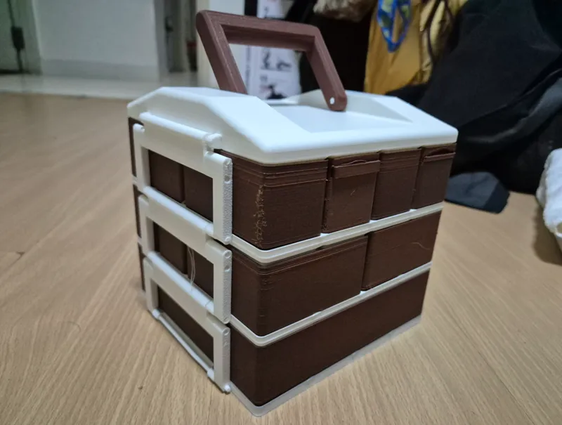 REMIXed 4x4 Gridfinity Tool box for A1 mini