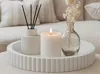Fluted Decorative Tray - Minimalist Style