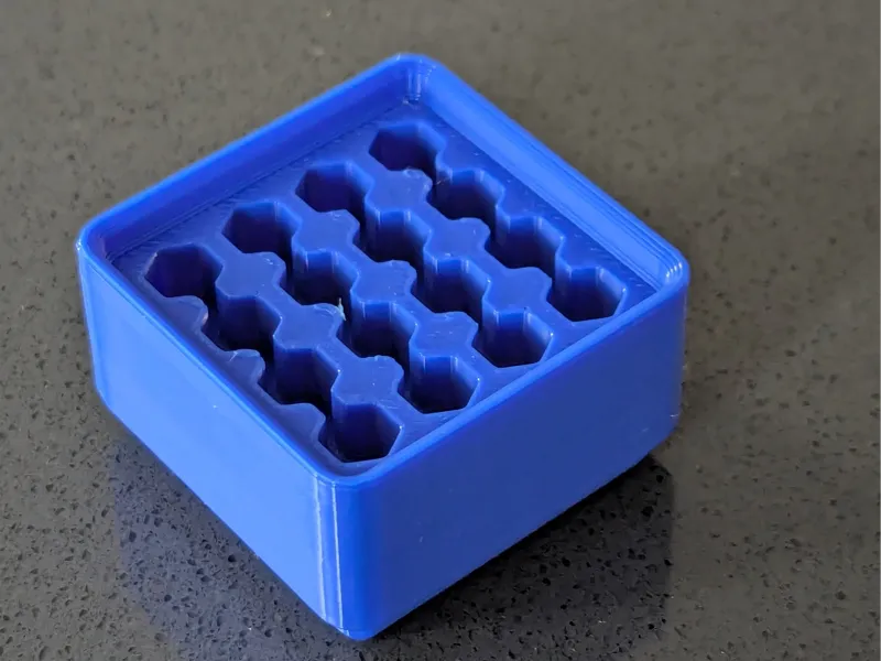 Gridfinity 1x1 Hex Bit Holder