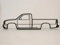 Décoration murale Chevrolet Silverado Cateye — photo 1