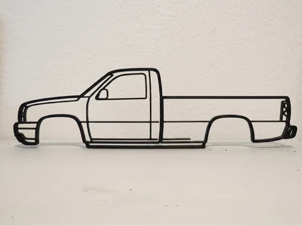 Décoration murale Chevrolet Silverado Cateye