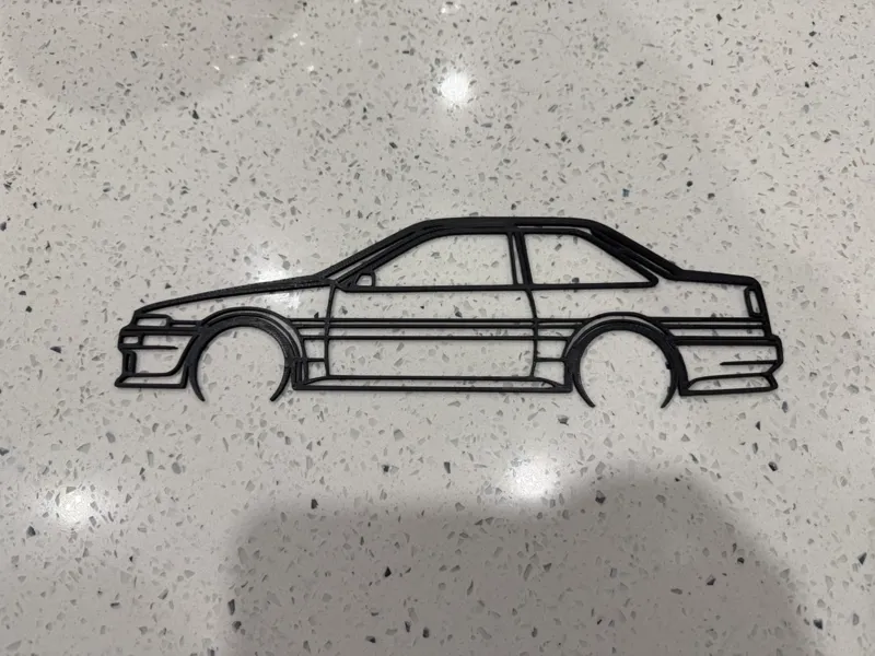 AE86 coupe silhouette