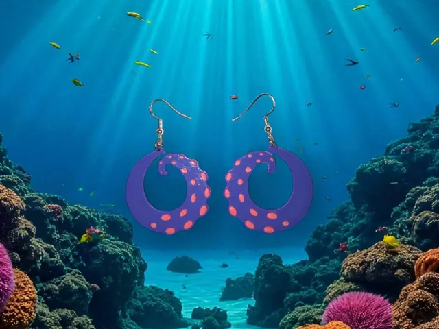 Tentacle earrings