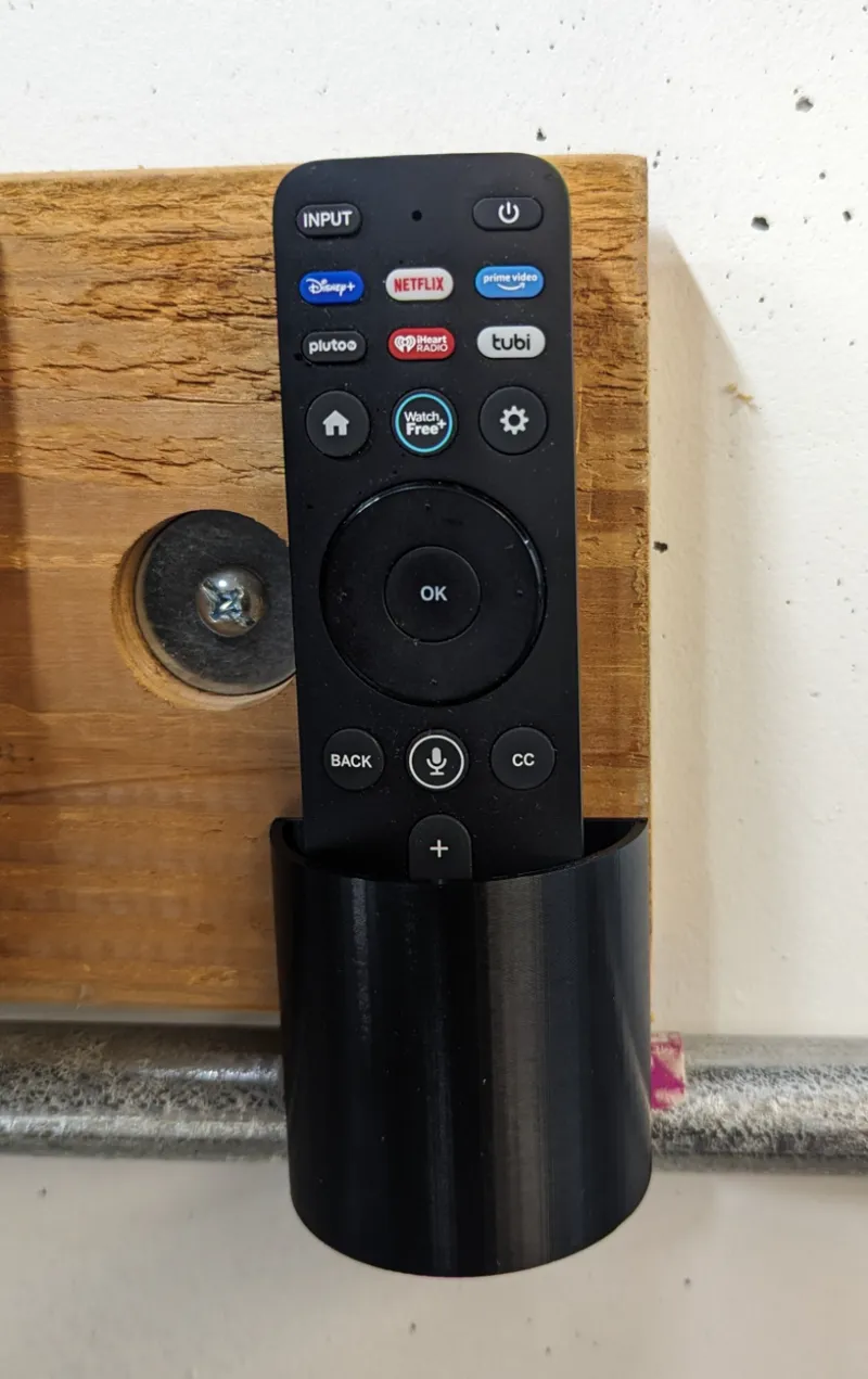 Vizio & Smart TV Remote Holder-Wall Mounted-Screw