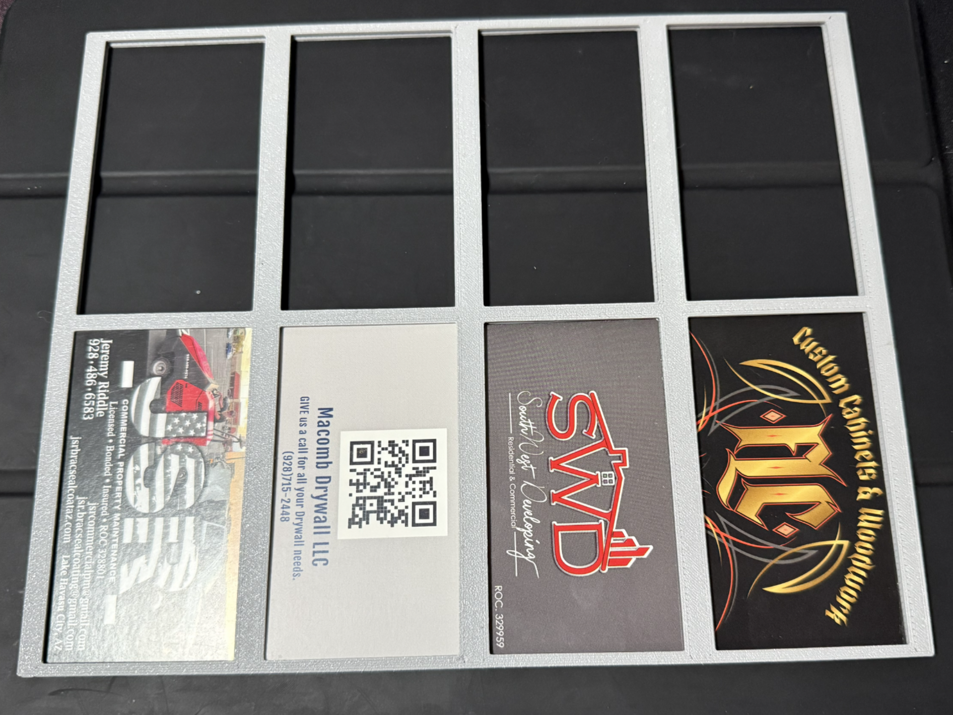Business Cards scanner template