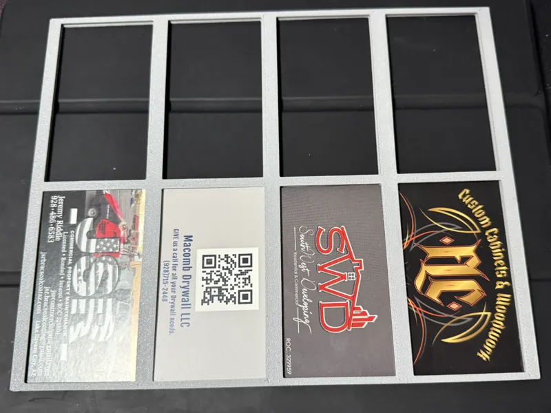 Business Cards scanner template