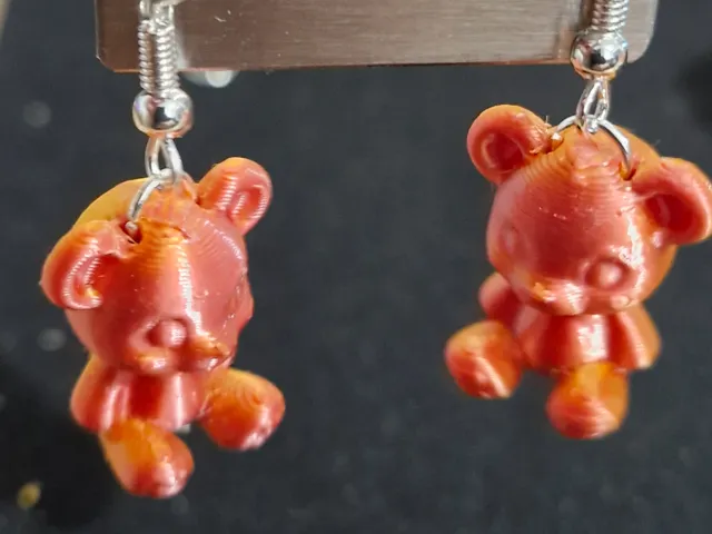 cute teddy bear earrings