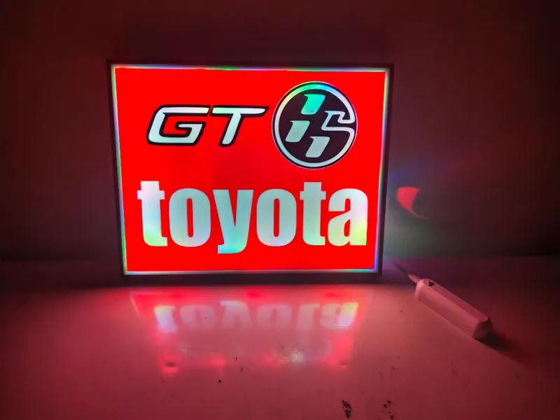 boite lumineuse toyota gt 86