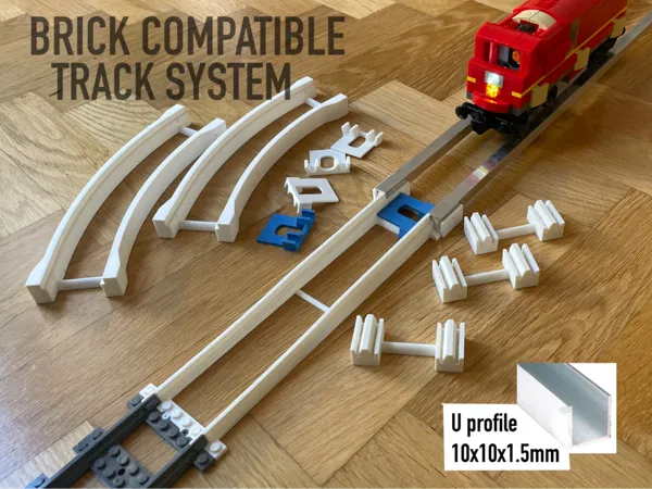Rails compatibles trains à briques